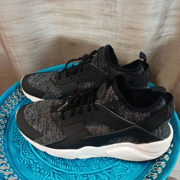 Men's Nike Air Huarache Run Ultra SE Black/White Sneakers Size 14 - Picture 5 of 7